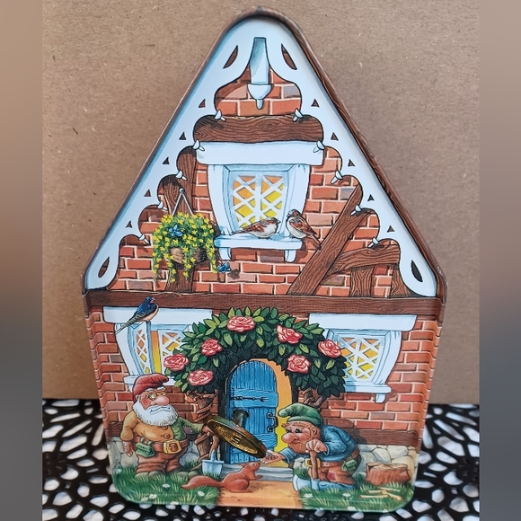 VINTAGE 1996 TIN FROM SILVER CRANE COMPANY ENGLAND PLAYS "IT'S A SMALL WORLD" - Picture 4 of 12